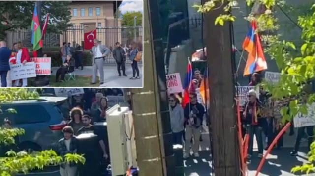 «Армянская» напряженность перед посольством Турции | Политика