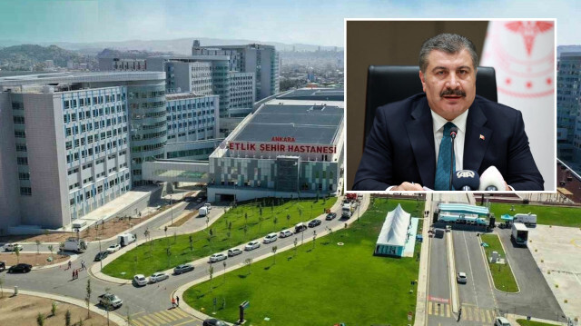 Bakan Koca, Ankara Etlik Şehir Hastanesi paylaşımı yaptı. 