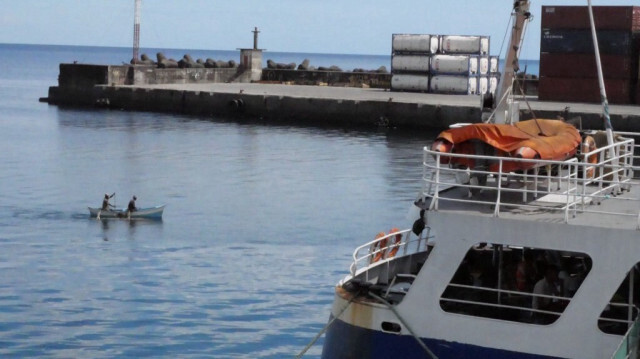 Le port de Mutsamudu sur l'île d'Anjouan dans l'archipel des Comores. Crédit photo: Ibrahim YOUSSOUF / AFP