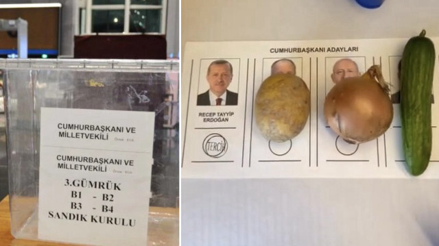 Oyunu Cumhurbaşkanı Recep Tayyip Erdoğan'a verdiği görülen gurbetçinin paylaşımındaki soğan, patates ve salatalık detayı dikkat çekti.