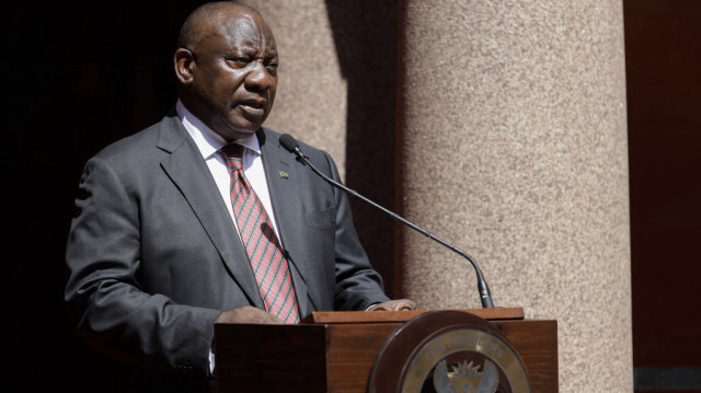 Le Président sud-africain, Cyril Ramaphosa. Crédit Photo: GUILLEM SARTORIO / AFP