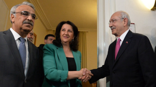 Mithat Sancar - Pervin Buldan - Kemal Kılıçdaroğlu.