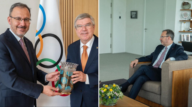 Dr. Mehmet Muharrem Kasapoğlu ve IOC Başkanı Thomas Bach