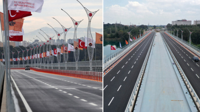 Adana 15 Temmuz Şehitler Köprüsü.