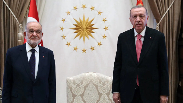 Saadet Partisi Genel Başkanı Temel Karamollaoğlu - Cumhurbaşkanı Recep Tayyip Erdğan