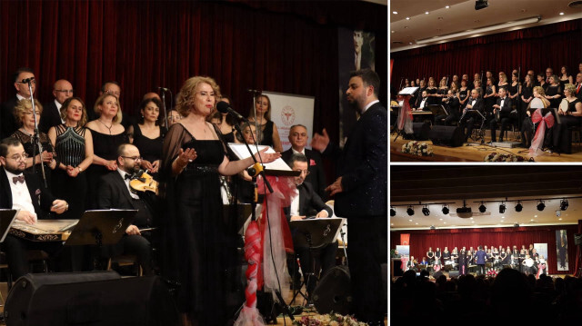 Başkanlığını Şadiye Altındağ’ın yaptığı Türk Sanat Müziği Topluluğunun şefliğini ise Cengiz Taşkent üstlendi.