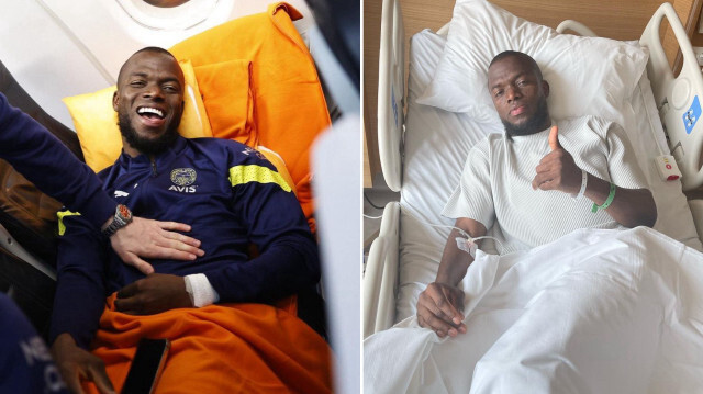 Enner Valencia hastaneden fotoğrafını paylaştı.