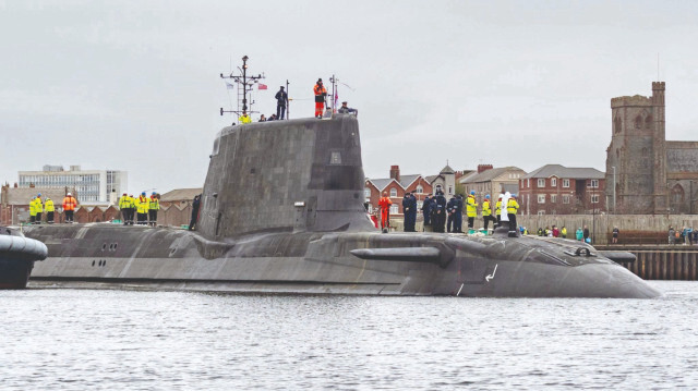 'Avcı Katili' olarak bilinen HMS Anson nükleer denizaltı.