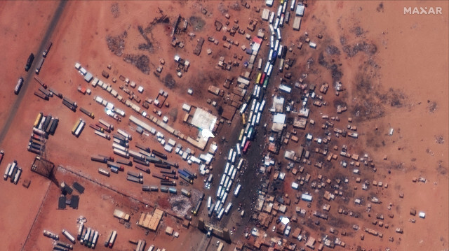 Vue d'ensemble du Soudan. Crédit Photo: Satellite image ©2023 Maxar Technologies /AFP

