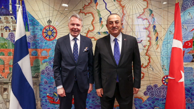 Bakan Çavuşoğlu Finlandiyalı mevkidaşı Haavisto 