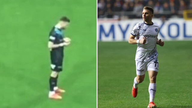 Kevin Rodrigues maç öncesi dua ederken görüntülenmişti.