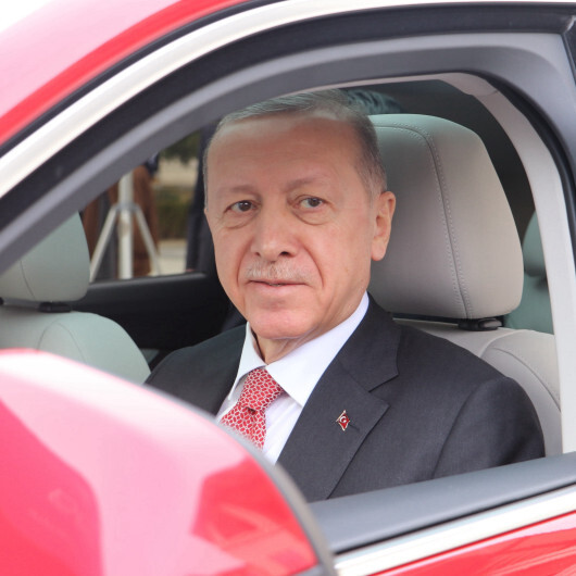 Cumhurbaşkanı Erdoğan'ın Togg'u kullandığı görüntüler etkileşim rekorları kırdı