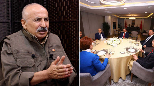 Terör örgütü PKK elebaşı Mustafa Karasu Yedili Masa'ya destek açıklaması yaptı.