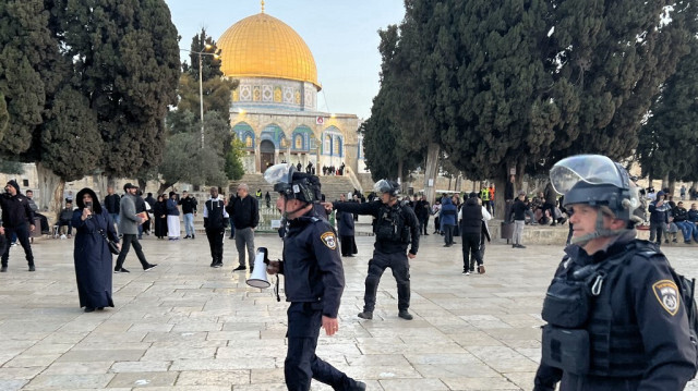 L'esplanade des Mosquées Al Aqsa. Crédit Photo: AHMAD GHARABLI / AFP