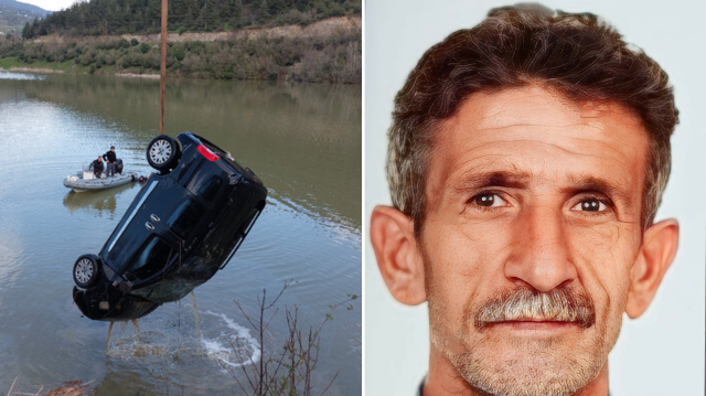 Samsun'da aracın göle uçtuğu kazada iki kişi hayatını kaybetti. 