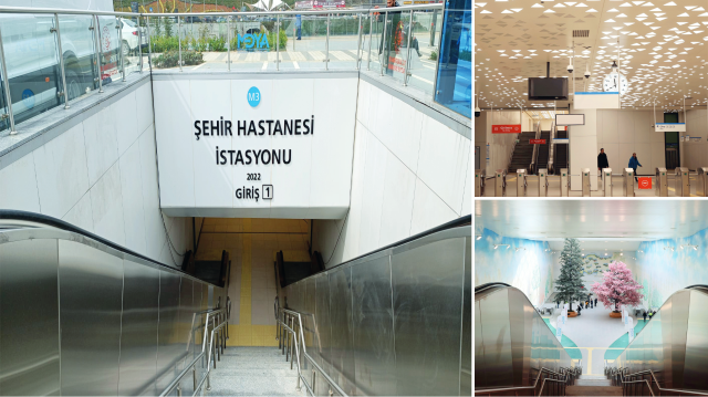 Başakşehir- Çam ve Sakura Şehir Hastanesi- Kayaşehir Metro Hattı’nın açılışına sayılı günler kaldı.