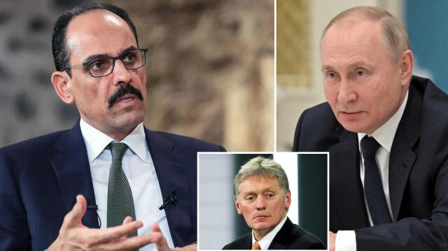 İbrahim Kalın - Vladimir Putin - Dmitriy Peskov