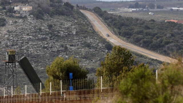 La frontière entre le Liban et Israël. Crédit photo: JALAA MAREY / AFP / ARCHIVE