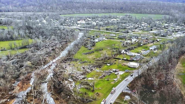 ABD’nin Missouri eyaletinde hortum felaketi.