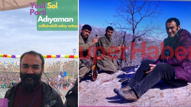 PKK kamplarında görüntüleri çıkan Ferhat Berkpınar, HDP Adıyaman milletvekili aday adayı oldu