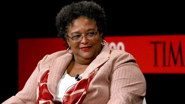 La Première ministre de la Barbade, Mia Mottley. Crédit photo: JEMAL COUNTESS / GETTY IMAGES NORTH AMERICA / AFP / ARCHIVE