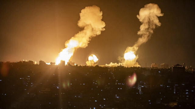 Une série de raids violents lancés par l'armée israélienne contre la bande de Gaza. Crédit photo: AFP