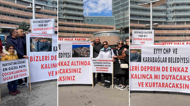 TOKİ konutlarını engelleyen CHP'li belediye protesto edildi.