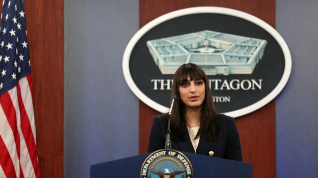 La porte-parole adjointe du Pentagone, Sabrina Singh. Crédit photo: Kevin Dietsch / GETTY IMAGES AMÉRIQUE DU NORD / Getty Images /AFP