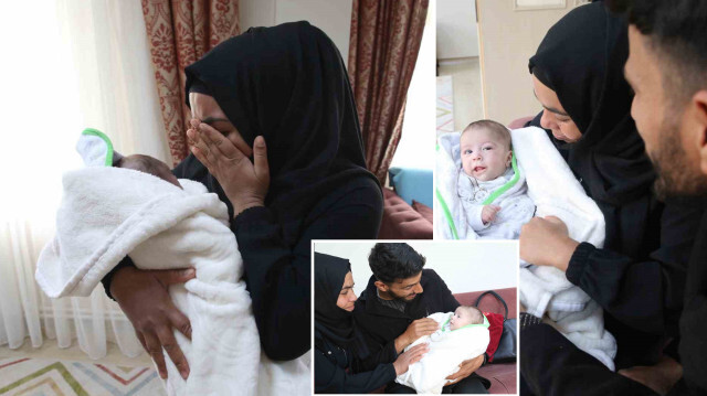 <p>Kahramanmaraş merkezli depremlerde Hatay’da hastanede kuvözde olan, ardından Mersin’e getirilen 3 aylık Meryem, DNA testlerinin ardından 61 gün sonra anne ve babasına kavuştu.</p><p><br></p>