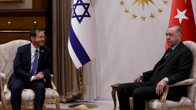 Cumhurbaşkanı Recep Tayyip Erdoğan, İsrail Cumhurbaşkanı Isaac Herzog ile telefon görüşmesi gerçekleştirdi. (Arşiv)