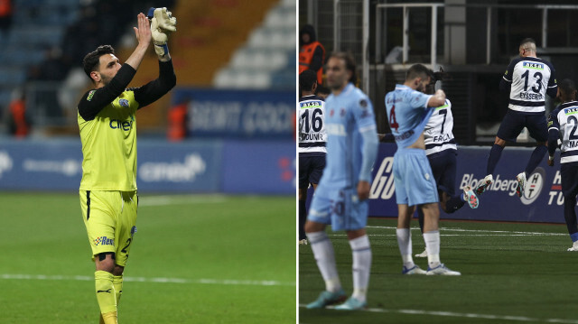 Günay Güvenç, Trabzonspor maçında kalesini gole kapattı.