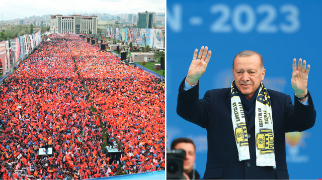 Ankara’daki dev mitingde on binlerce vatandaşla buluşan Cumhurbaşkanı Recep Tayyip Erdoğan, 6’lı Masa’nın şimdi 9’lu Masa olduğuna dikkat çekti. 