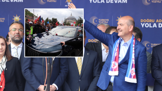 İçişleri Bakanı Süleyman Soylu, Tokat Cumhuriyet Meydanı'nda düzenlenen mitingde konuştu. Miting alanında Türkiye'nin otomobili Togg'u gören vatandaşlar yoğun ilgi gösterdi. 