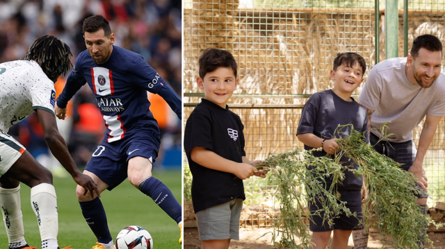 Messi ailesiyle birlikte Suudi Arabistan'ı ziyeret etti