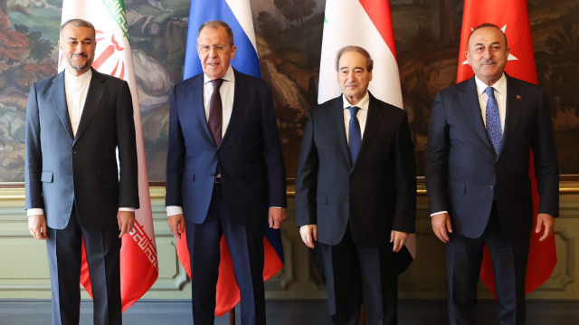 Rusya, İran, Suriye ve Türkiye Dışişleri Bakanları'nın Dörtlü Toplantısı Moskova’da yapıldı.