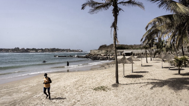 La populaire plage de Ngor Village à Dakar. Crédit Photo: JOHN WESSELS / AFP