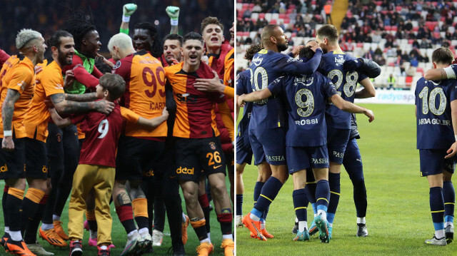 Galatasaray, şampiyonluk yarışını son haftalara bırakmak istemiyor. Fenerbahçe ise kaybettiği puanları kalan 3 maçta toplamak istiyor. (İki maç hükmen galibiyeti var)