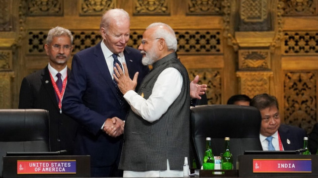 Le président américain Joe Biden et le Premier ministre indien Narendra Modi. Crédit photo: KEVIN LAMARQUE / POOL /archives / AFP