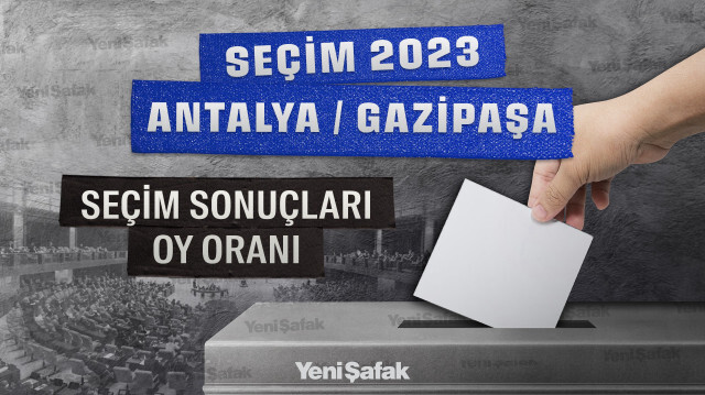 Antalya Gazipaşa seçim sonuçları, AK Parti, CHP, MHP, İYİ Parti oy oranları