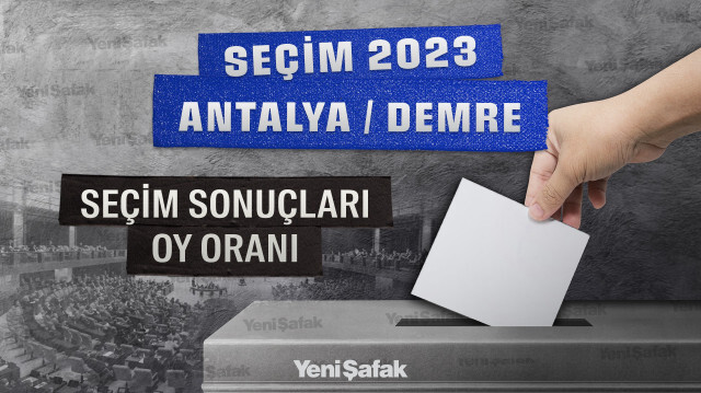 Seçim 2023 Antalya Demre  seçim sonuçları, oy oranları