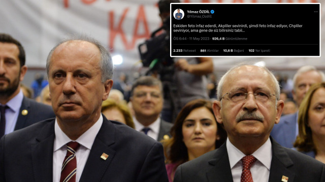 CHP yandaşı Yılmaz Özdil, Muharrem İnce'nin adaylıktan çekilmesinin ardından FETÖ ve CHP olduğunu vurguladı.
