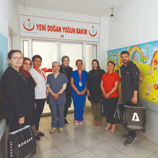 Sivaslı hemşireler Elbistan’ı unutmadı