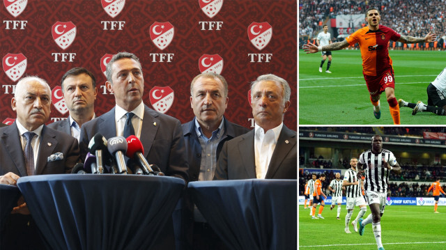 TFF Başkanı Mehmet Büyükekşi ve Kulüpler Birliği Vakfı yöneticileri