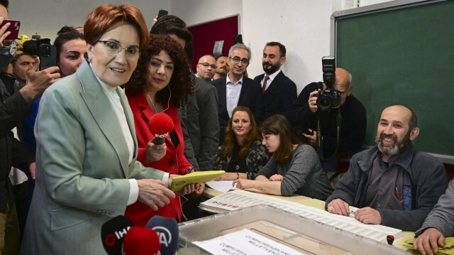 İYİ Parti lideri Meral Akşener, oyunu kullandı