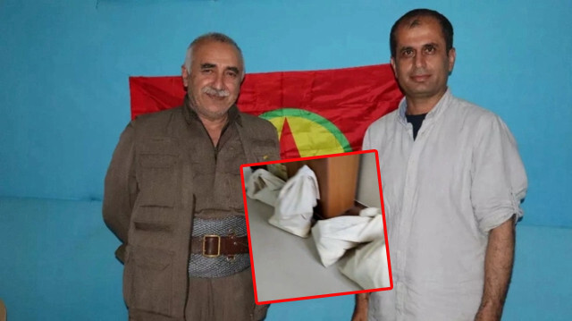 Terör örgütü PKK elebaşı Murat Karayılan ve PKK yandaşı gazeteci Amed Dicle

