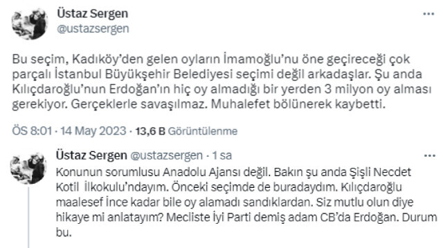 CHP seçmeni pes etti.