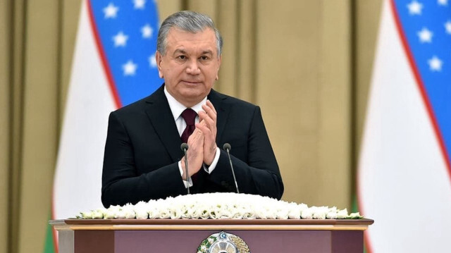 Uzbek President Shavkat Mirziyoyev