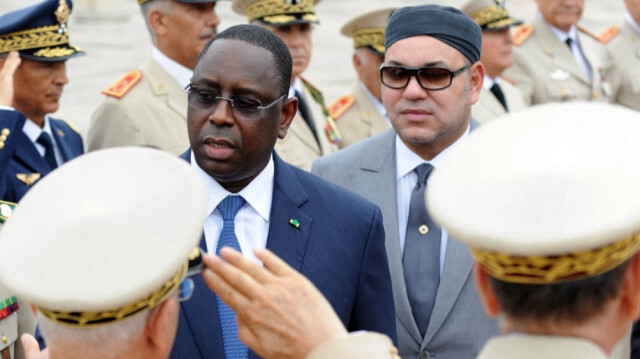 Le roi du Maroc, Mohammed VI (D) et le Président sénégalais, Macky Sall (G). Crédit Photo: Fadel SENNA / AFP