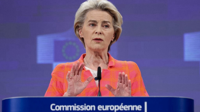 La présidente de la commission européenne, Ursula von der Leyen. Crédit Photo: Kenzo TRIBOUILLARD / AFP