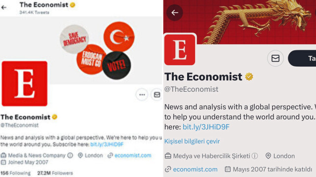 The Economist 'Erdoğan gitmeli' yazılı kapak fotoğrafını kaldırdı.